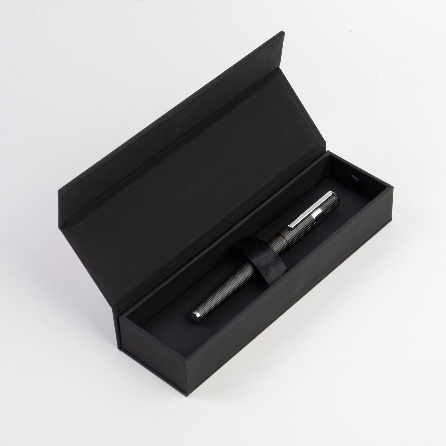 Pióro kulkowe Gear Pinstripe Black / Chrome - obrazek 2