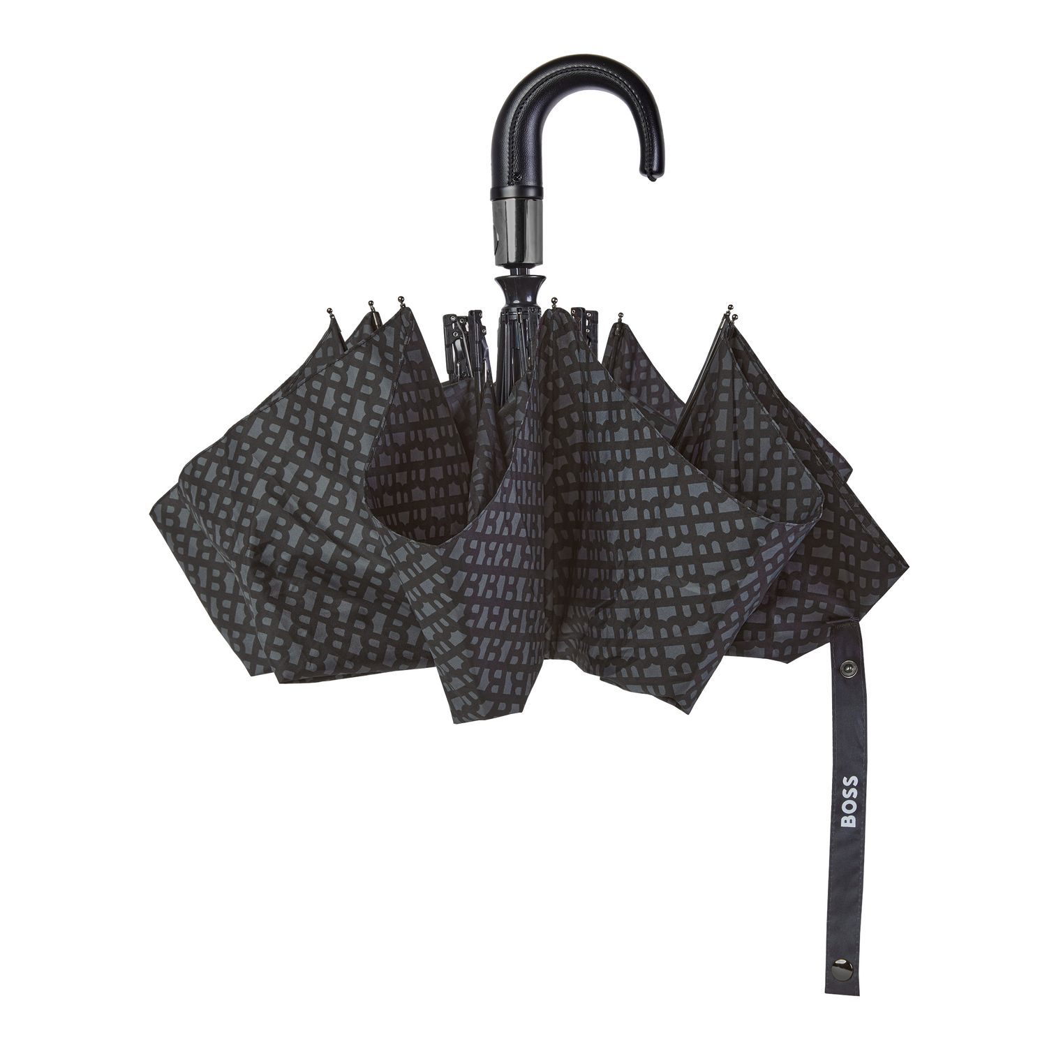Parasol Monogramme Dark Grey - obrazek 3