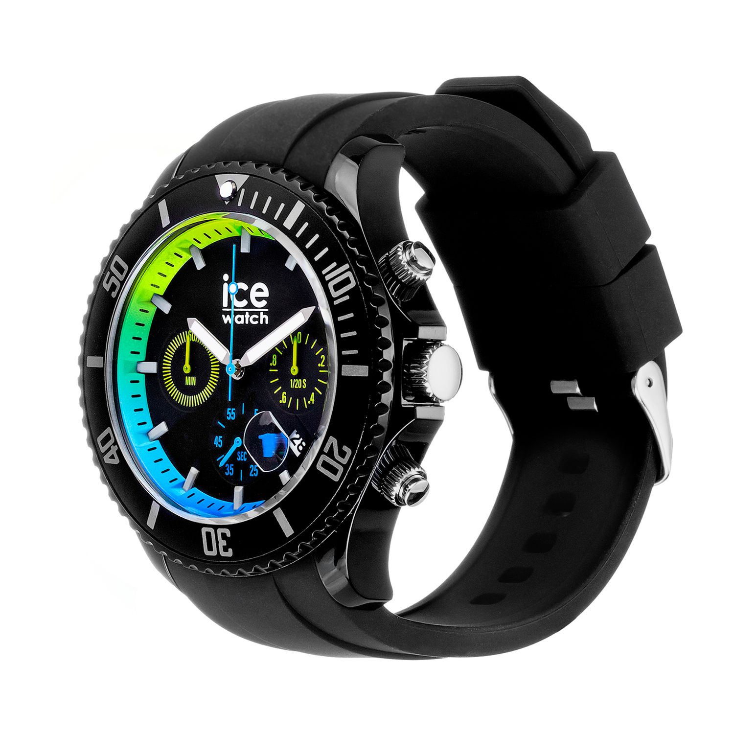 ICE chrono-Black lime-Extra large-CH - obrazek 2