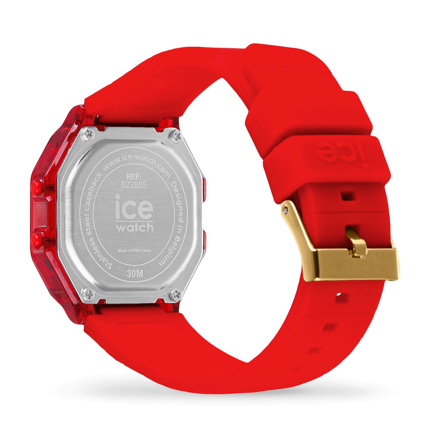 ICE digit retro-Red passion-Clear-Small - obrazek 4