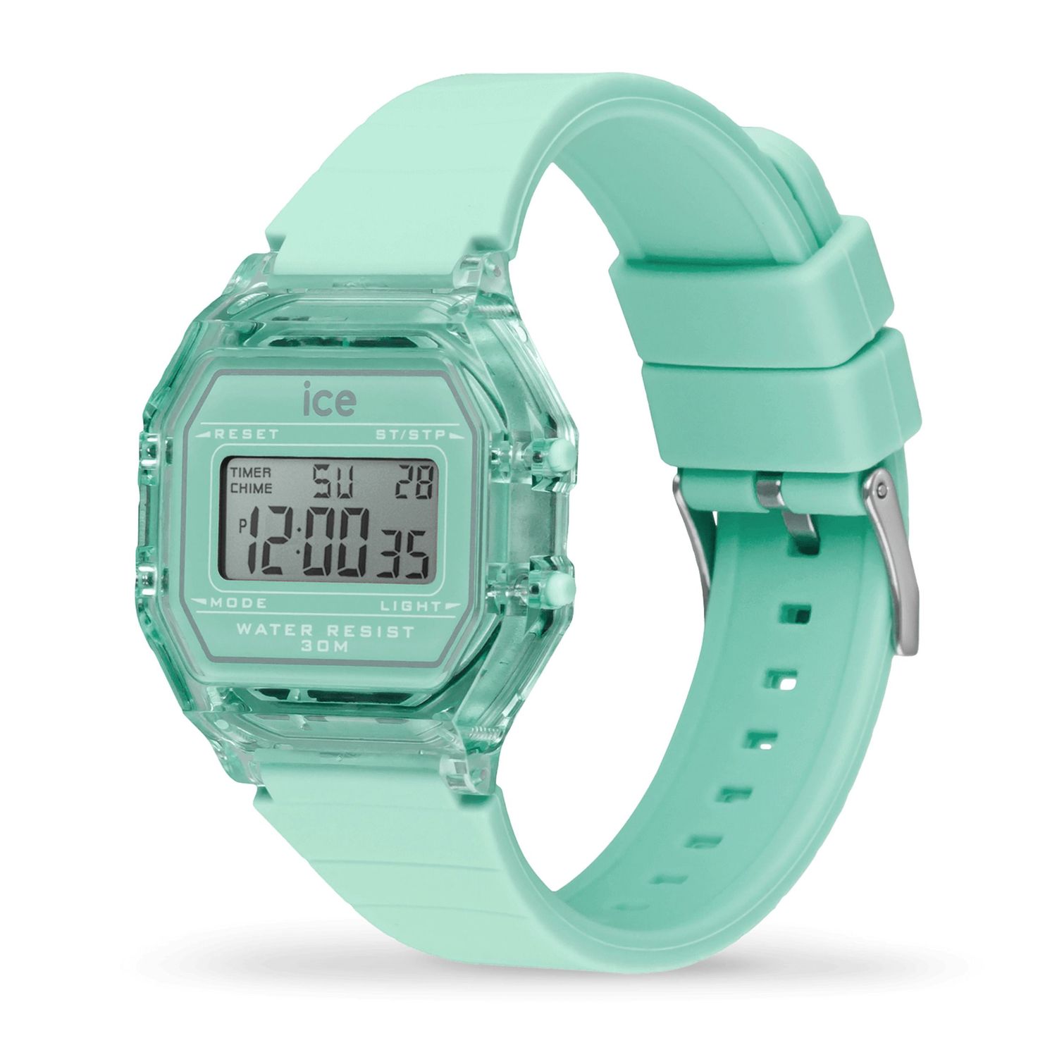 ICE digit retro-Azure blue-Clear-Small - obrazek 2