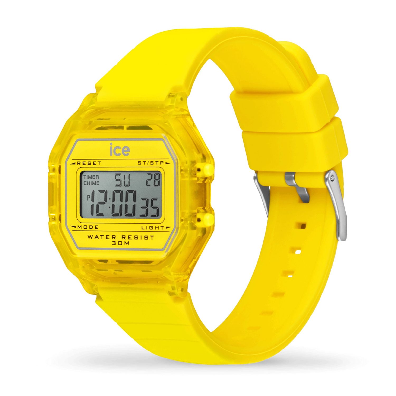 ICE digit retro-Electric yellow-Clear-Small - obrazek 2