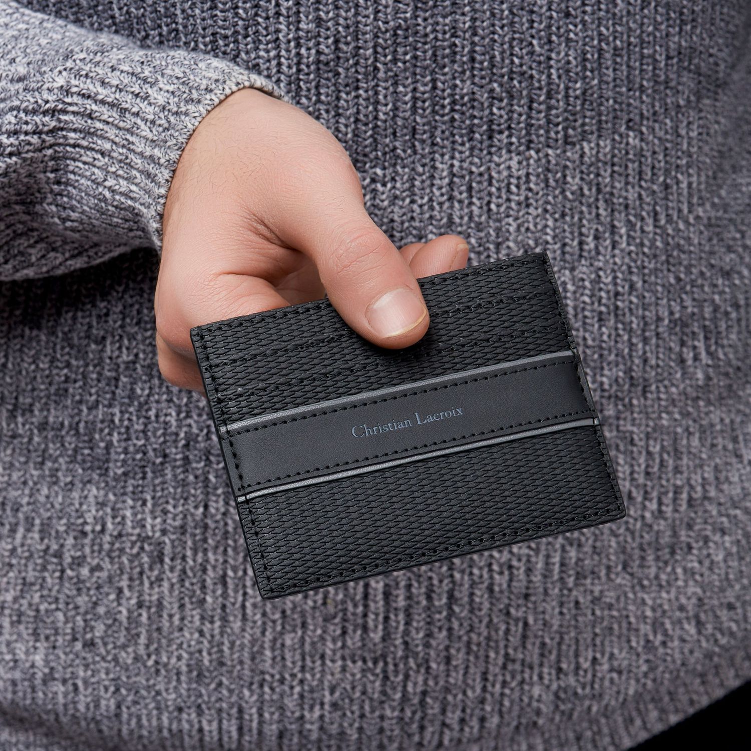 Etui na karty Caprio Black - obrazek 5