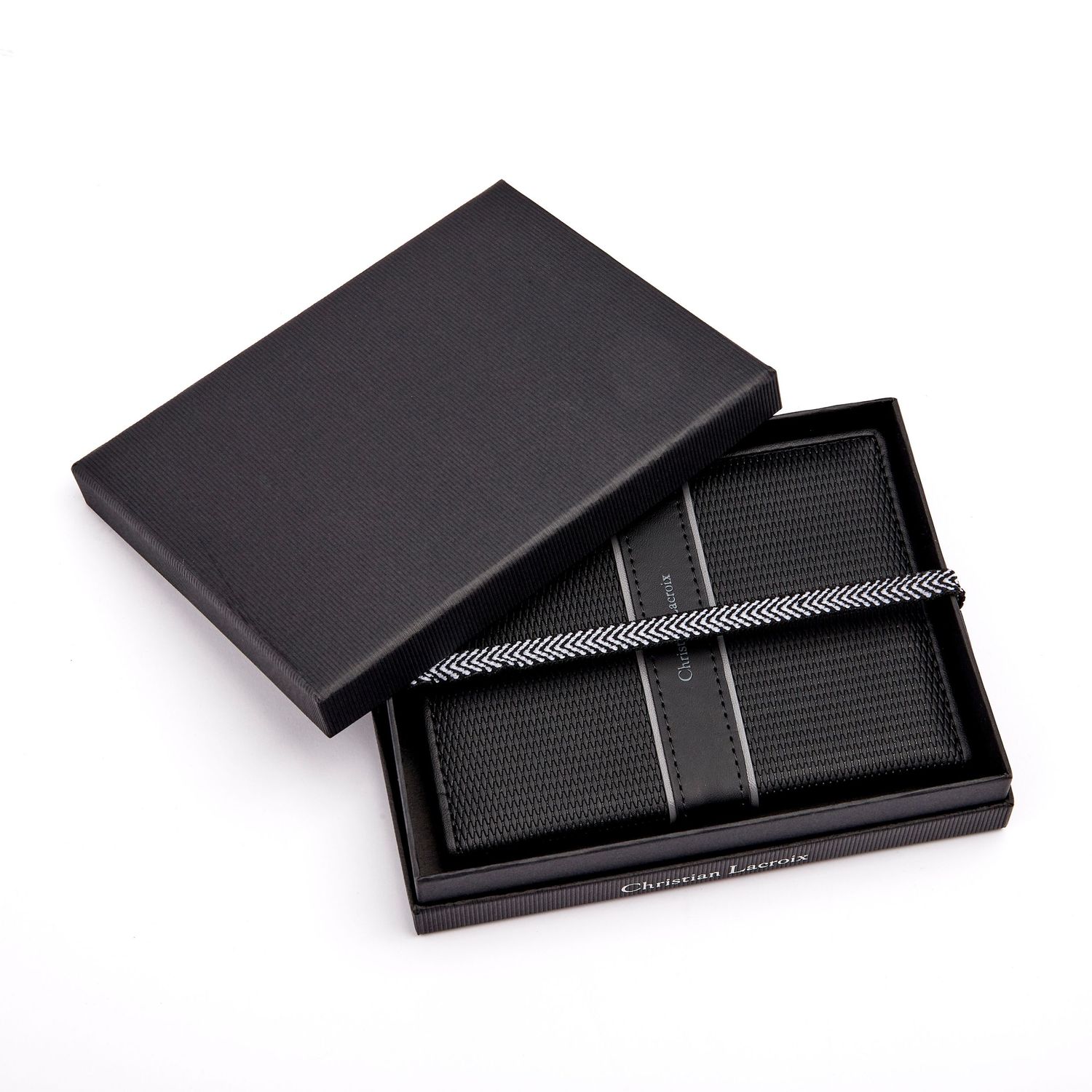 Etui na paszport Caprio Black - obrazek 7