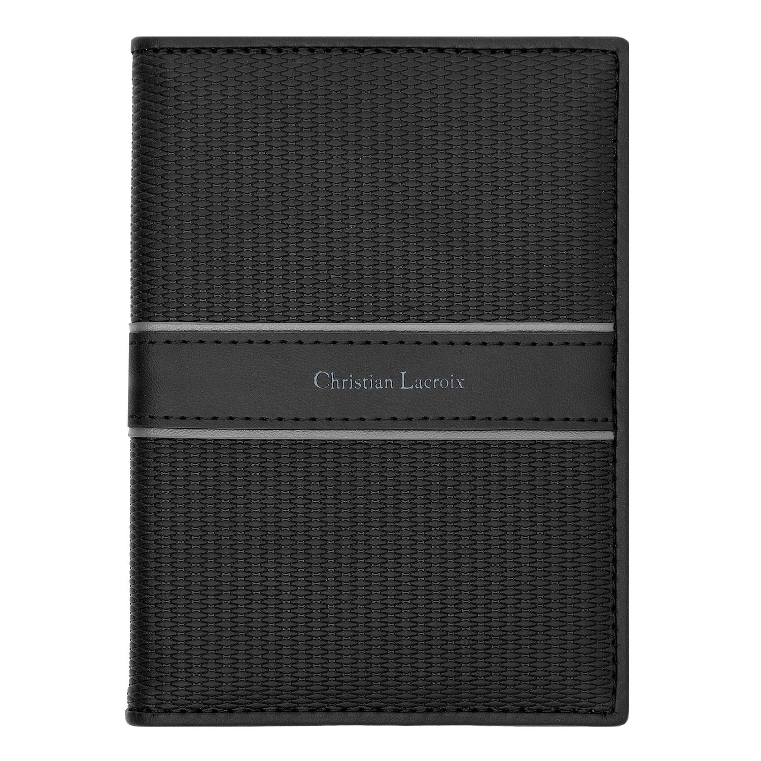 Etui na paszport Caprio Black - obrazek 2