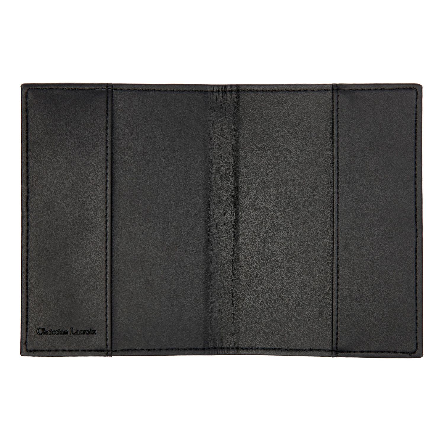 Etui na paszport Caprio Black - obrazek 3