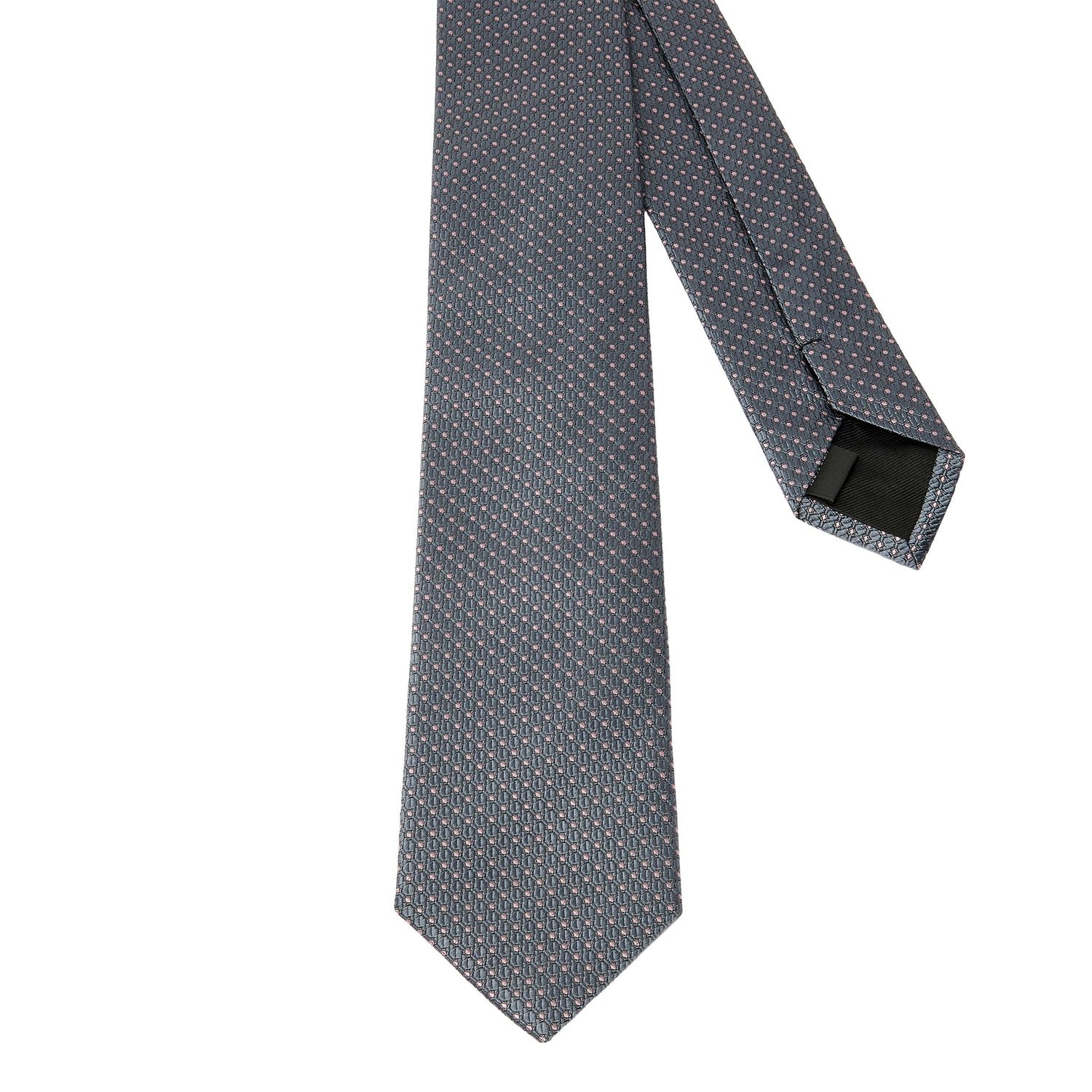 Jedwabny Krawat Caprio Grey - obrazek 2