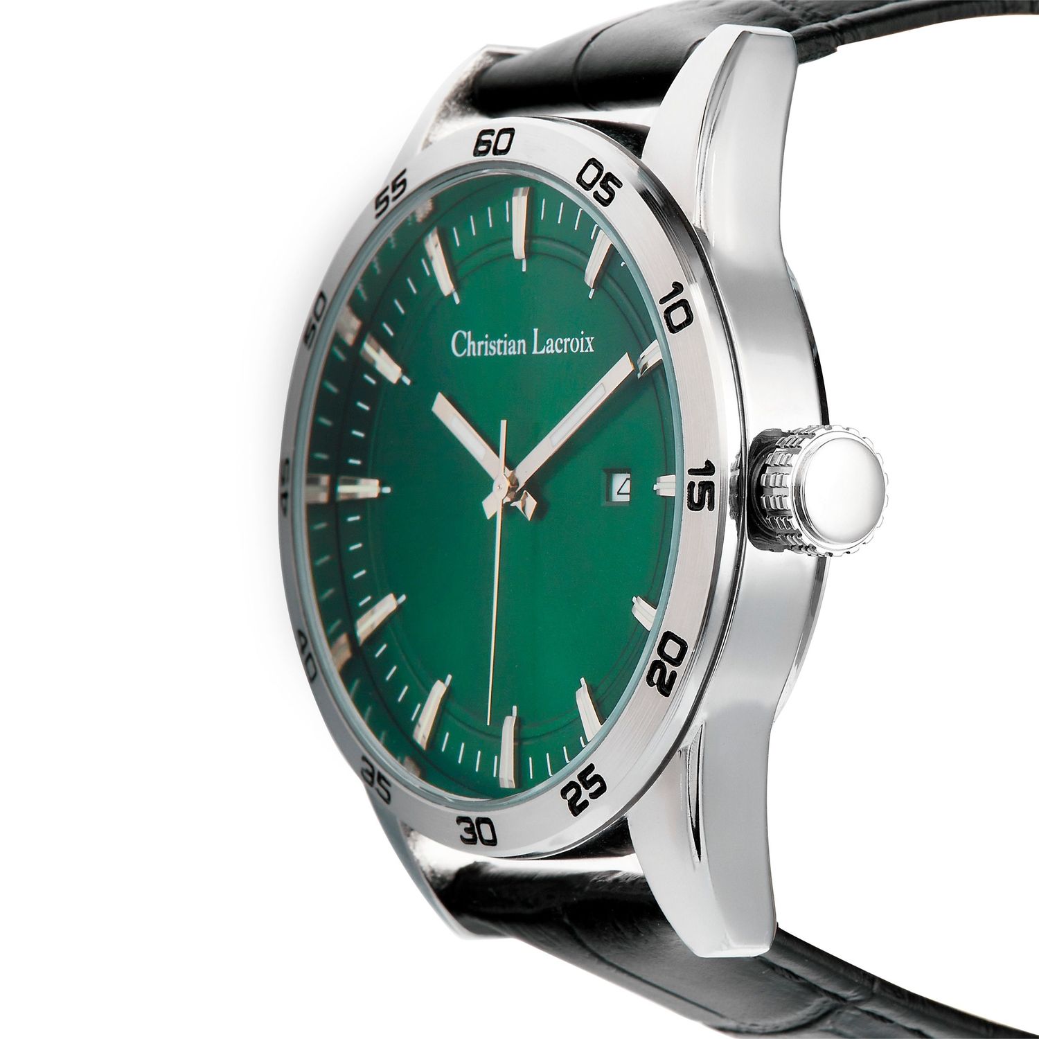 Zegarek z datownikiem Tempus Black / Green - obrazek 2