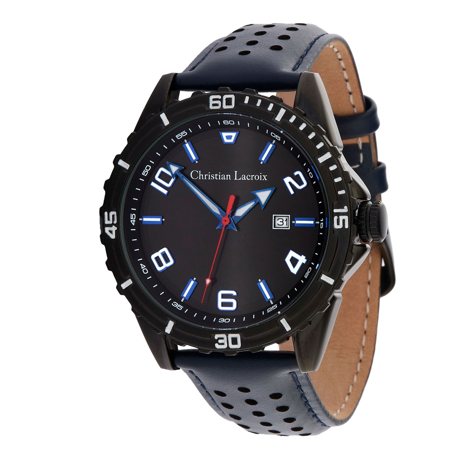 Zegarek z datownikiem Sol Navy & Black