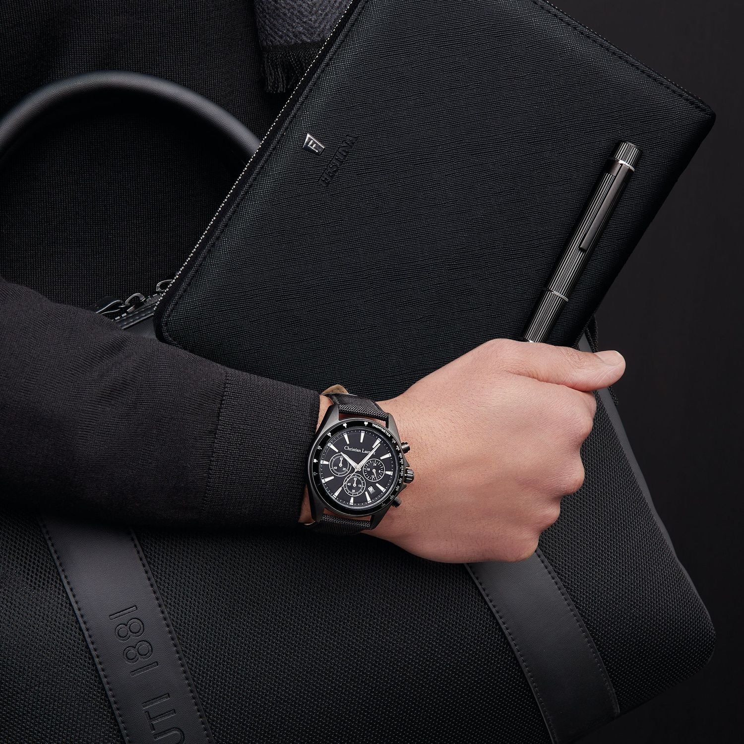 Chronograf Caprio Black - obrazek 6