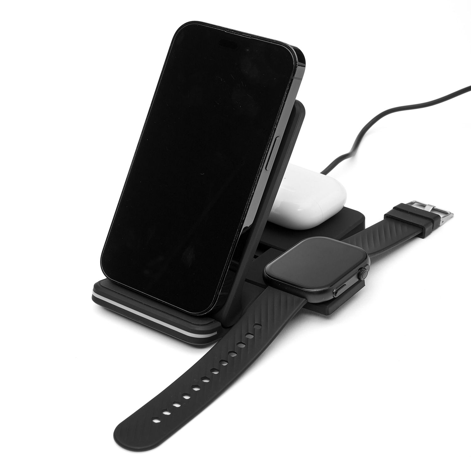 Wireless charger Block Black - obrazek 4