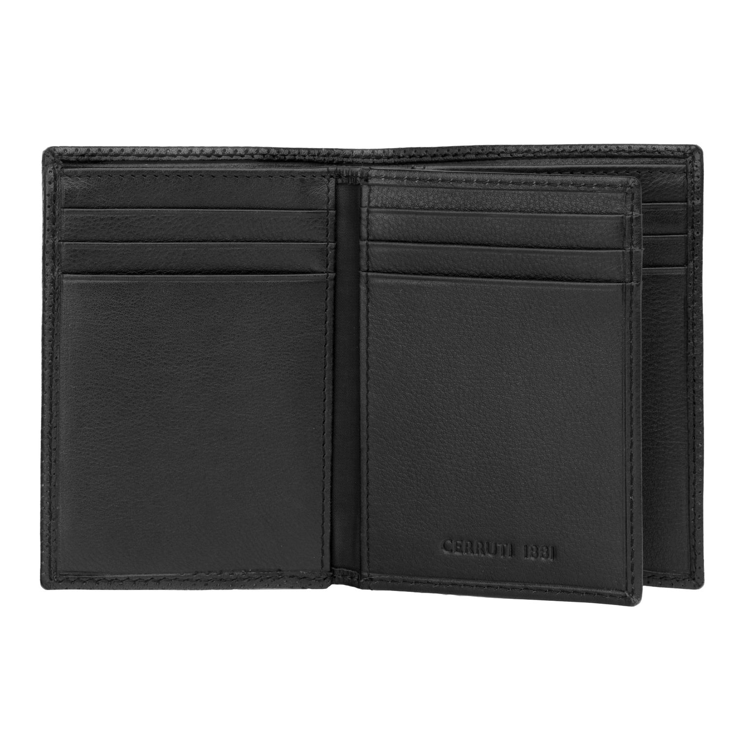 Card holder trifold Islington Black - obrazek 3