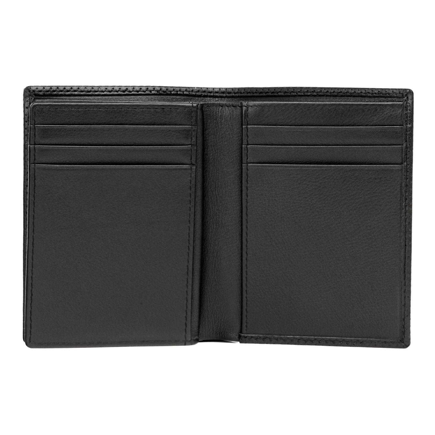Card holder trifold Islington Black - obrazek 4