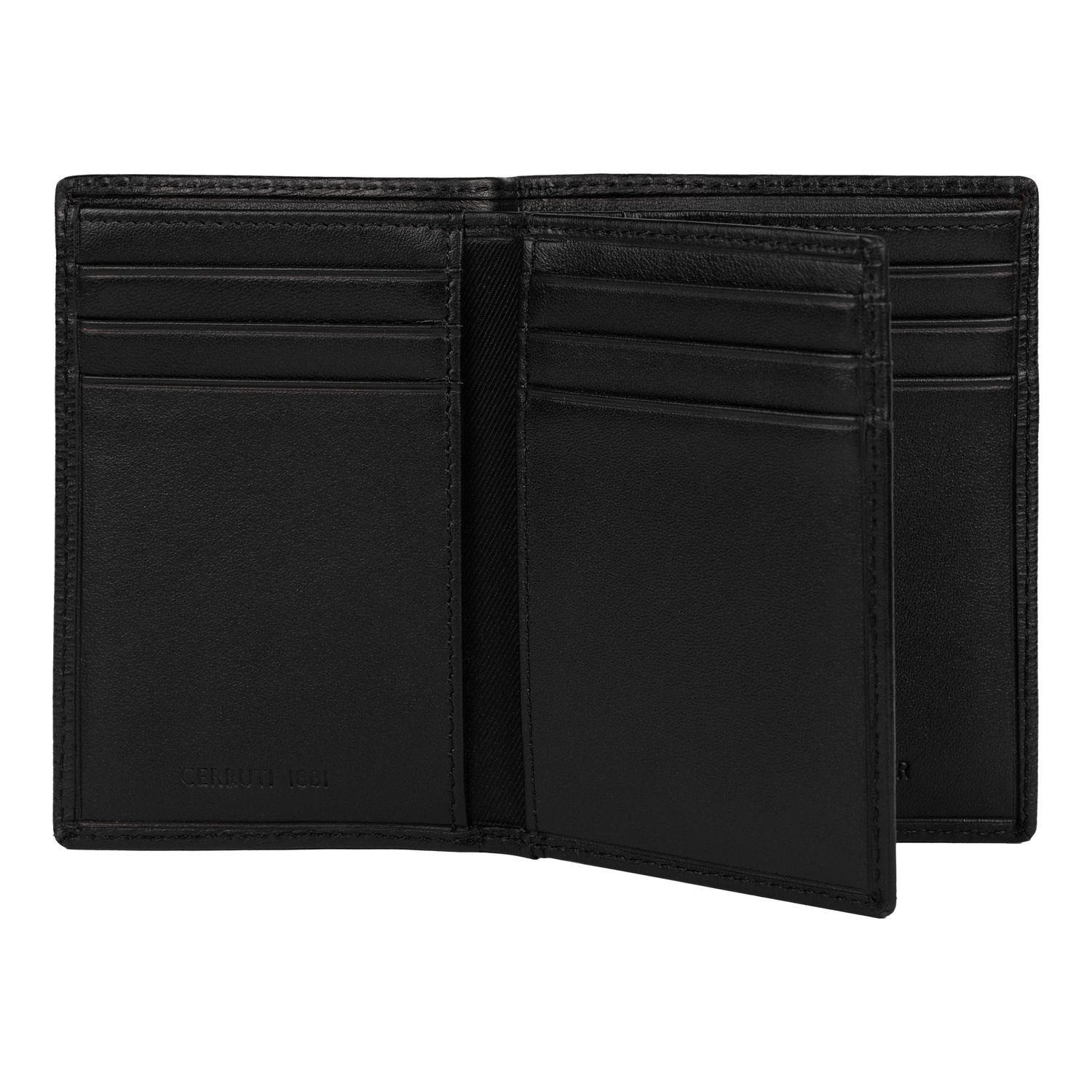 Card holder with flap Bond Black - obrazek 3