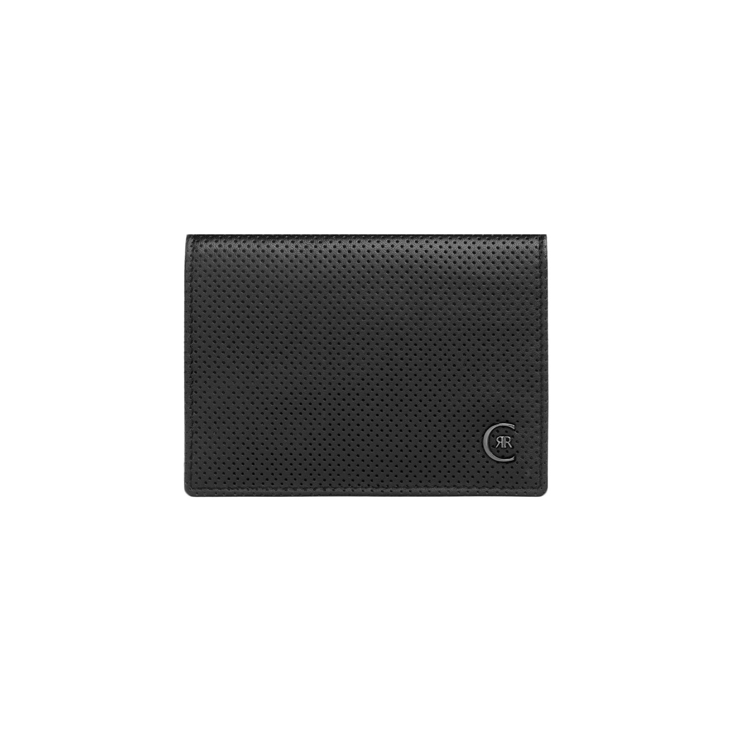 Card holder with flap Islington Black - obrazek 2