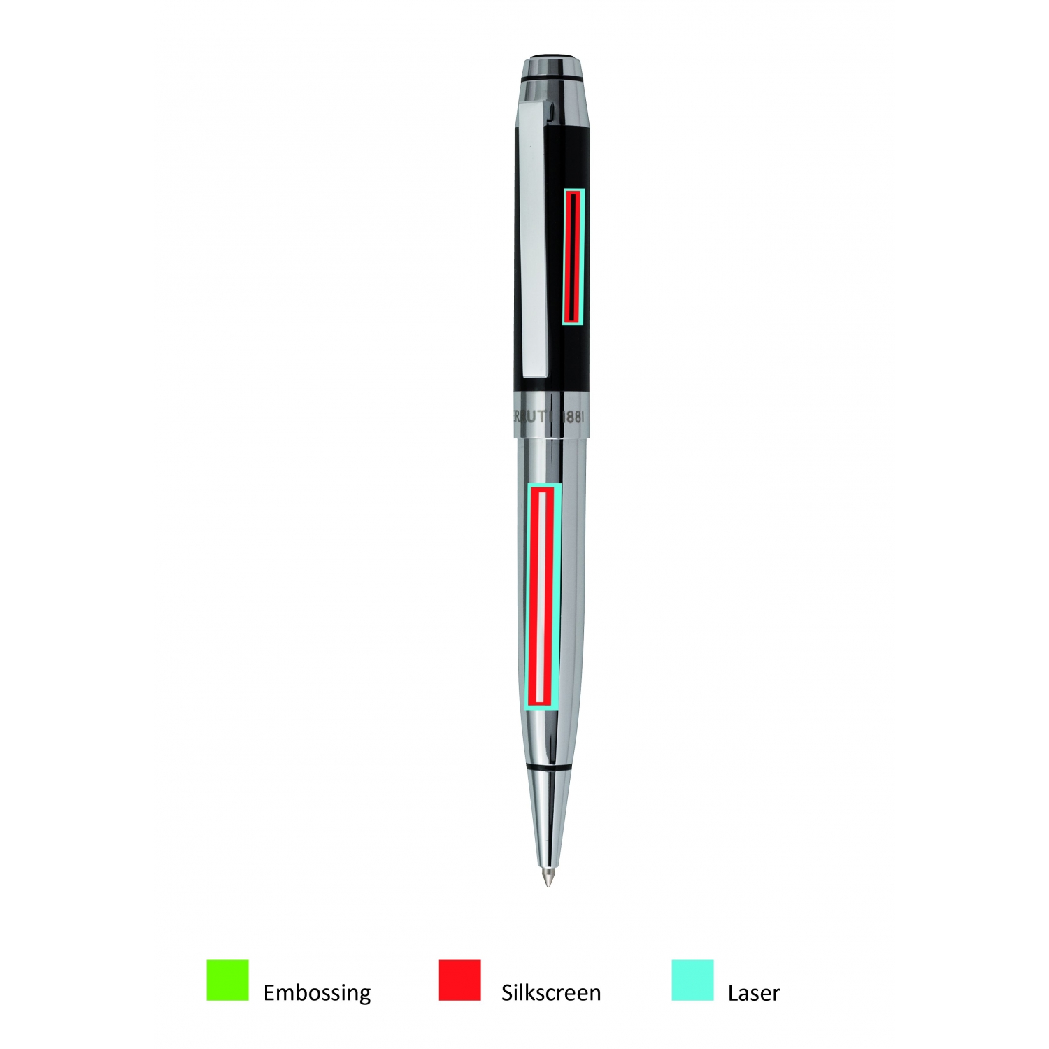 pióro kulkowe Heritage black - obrazek 2