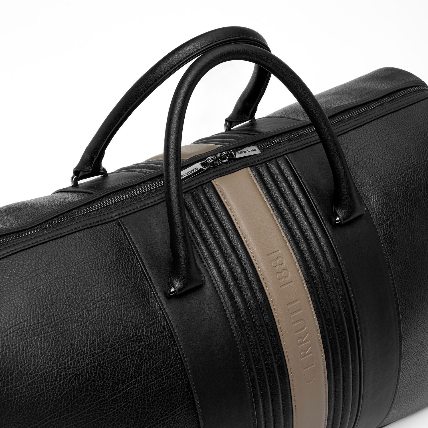 Torba podróżna Delano Taupe & Black - obrazek 4