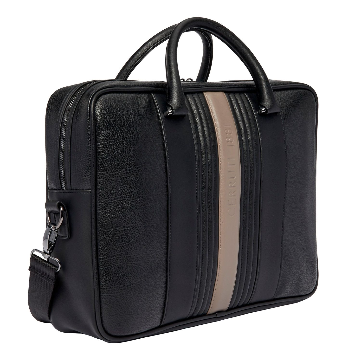 Teczka na dokumenty Delano Taupe & Black - obrazek 4