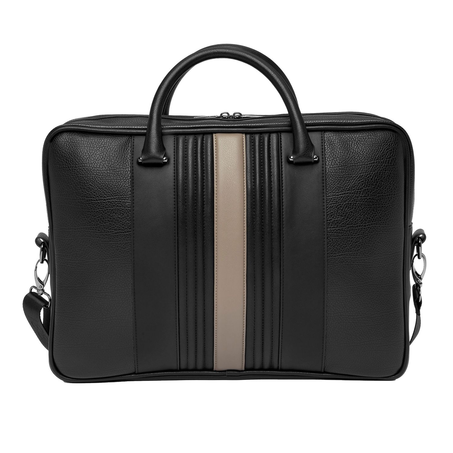 Teczka na dokumenty Delano Taupe & Black - obrazek 6