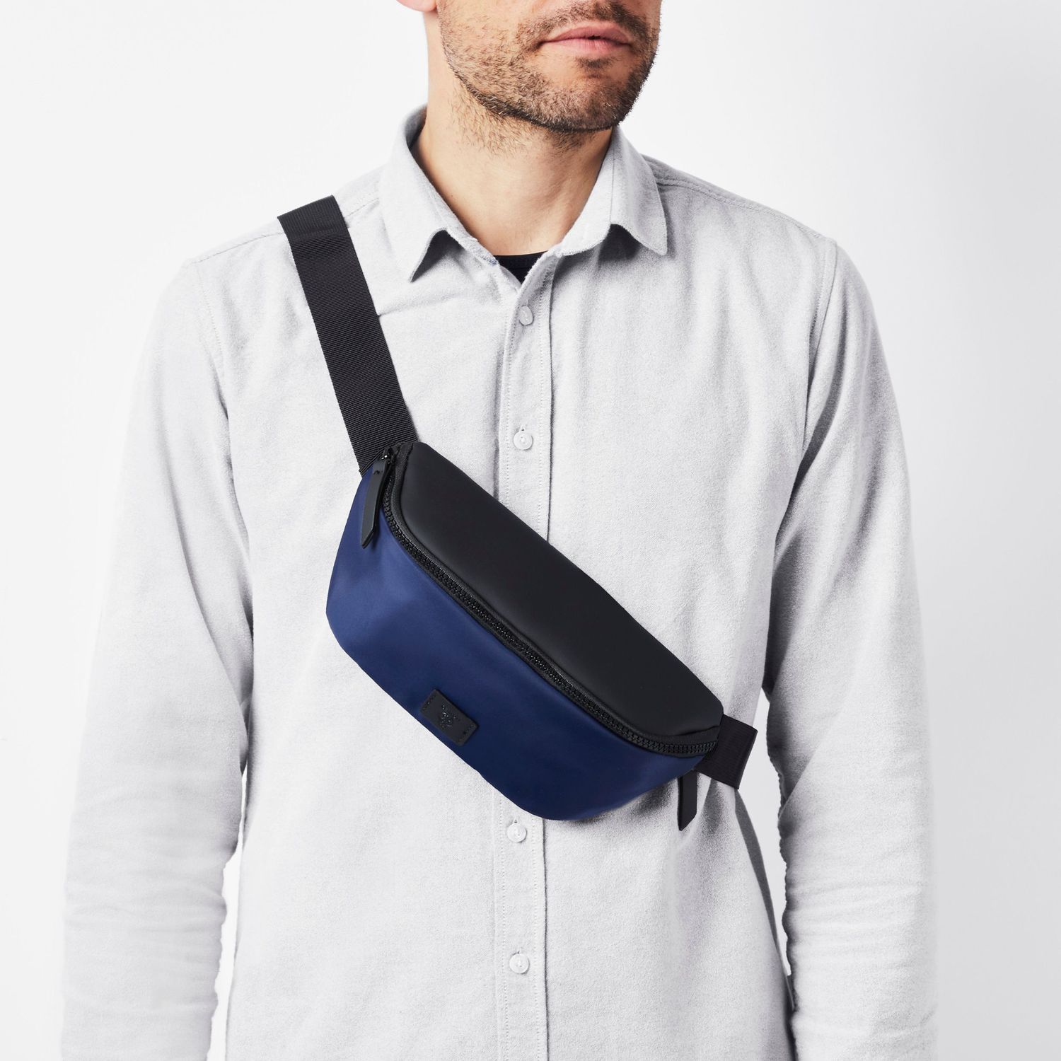 Waistpack Block Navy - obrazek 6