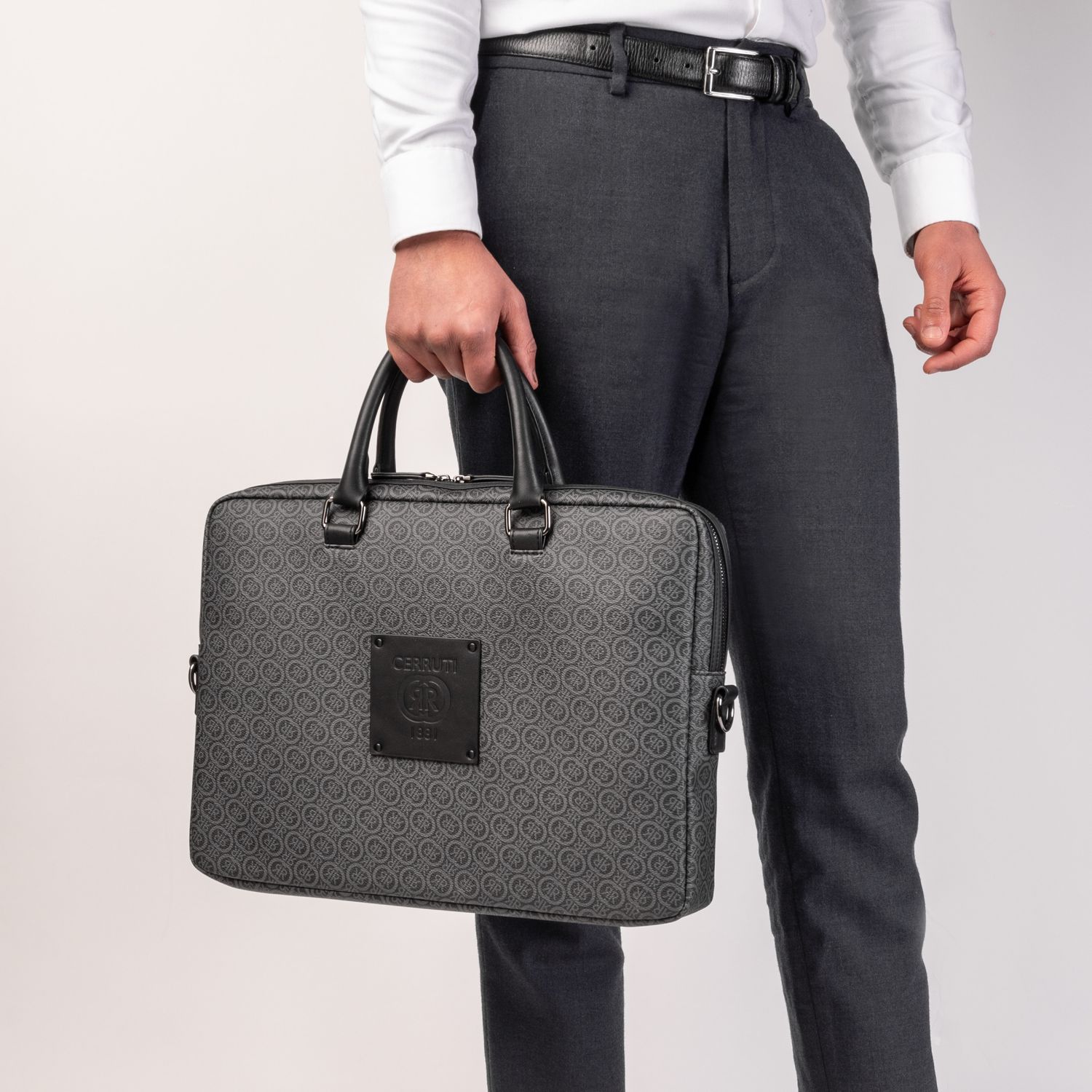 Torba na komputer Logomania Grey - obrazek 5