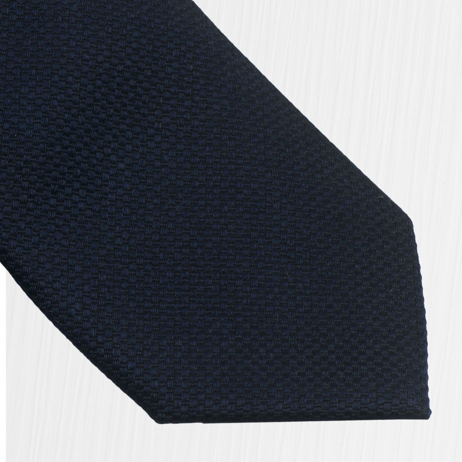 Jedwabny Krawat Uomo Blue - obrazek 2