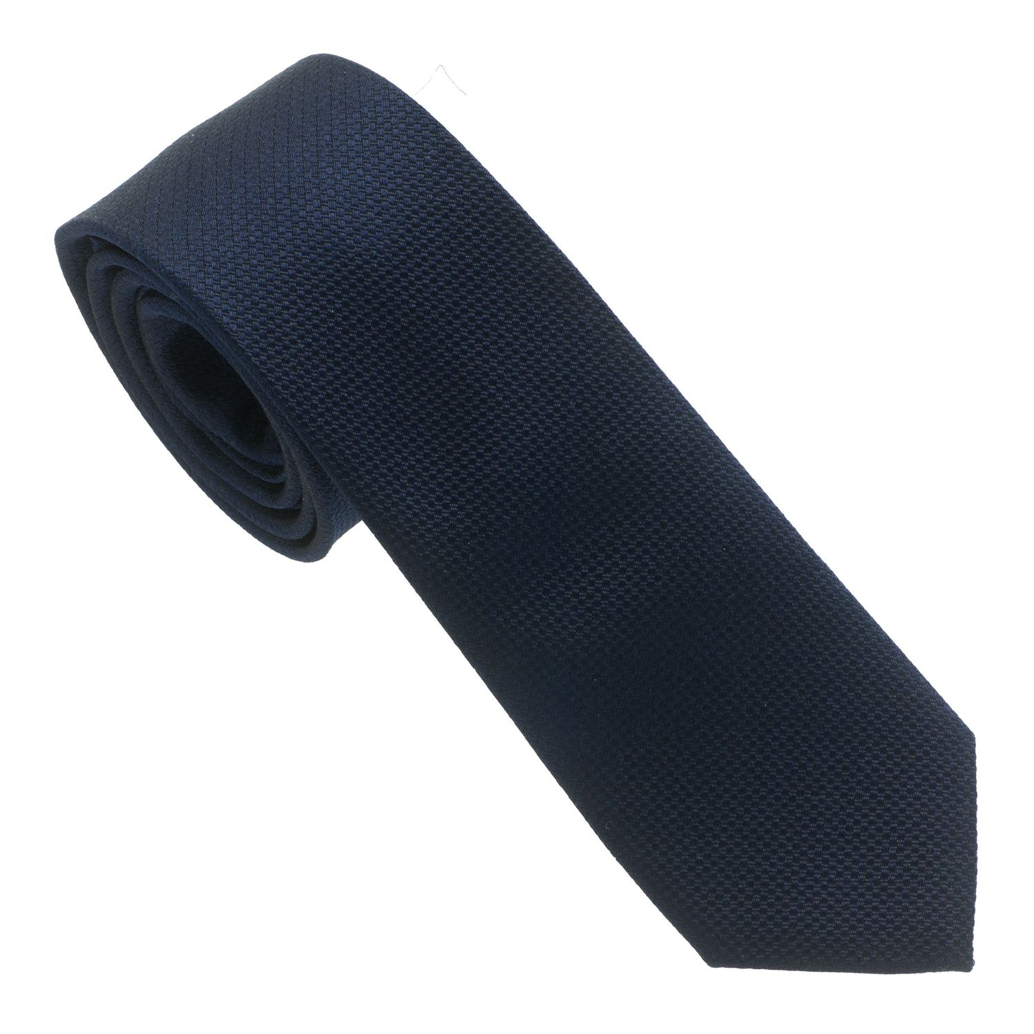 Jedwabny Krawat Uomo Blue - obrazek 4