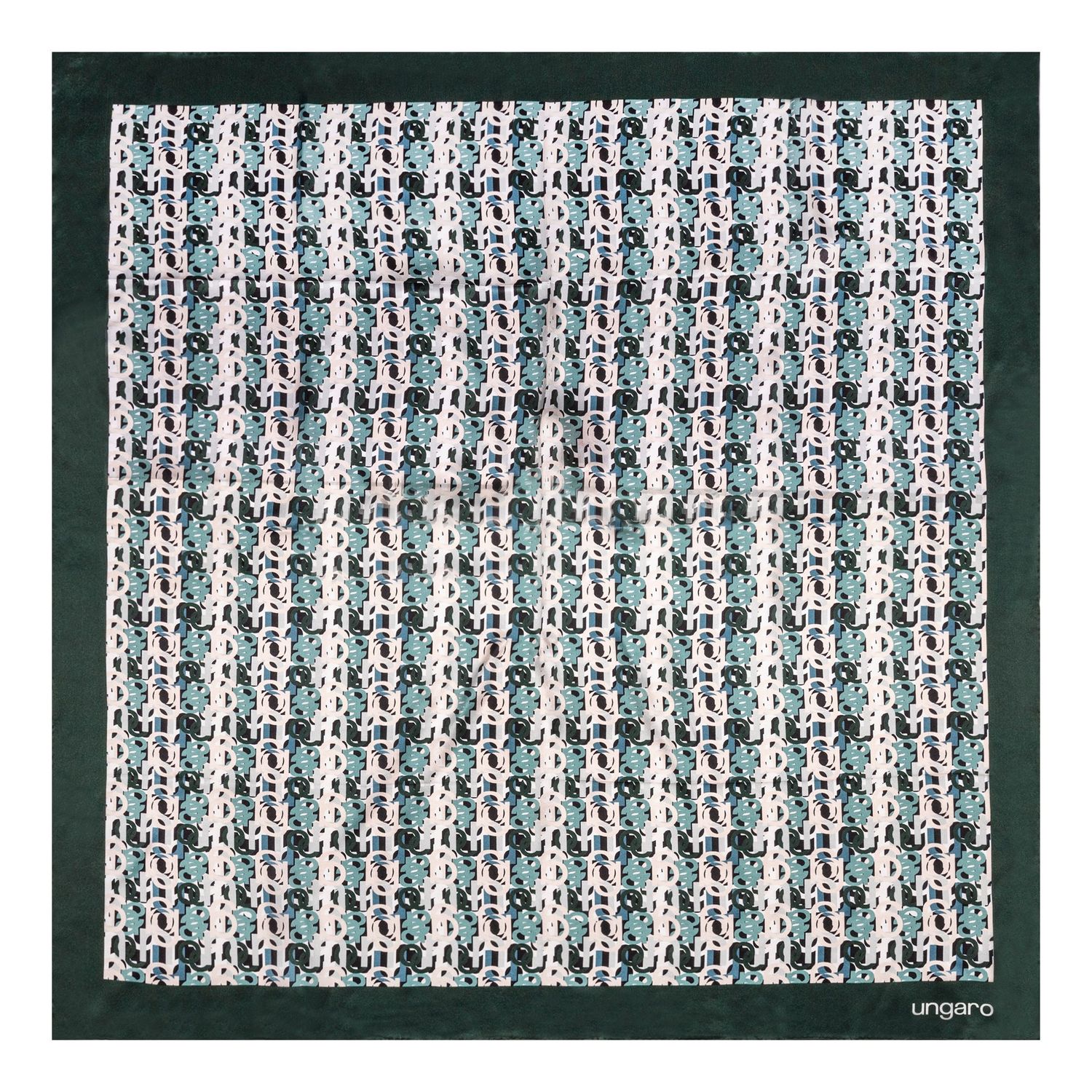 Jedwabny szal Umberta Dark Green