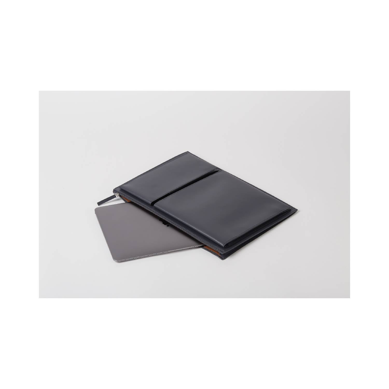 LN2503 Aktówka FLAT Granatowa - obrazek 2
