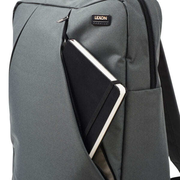LN2704 Plecak Premium Slim Szary - obrazek 3