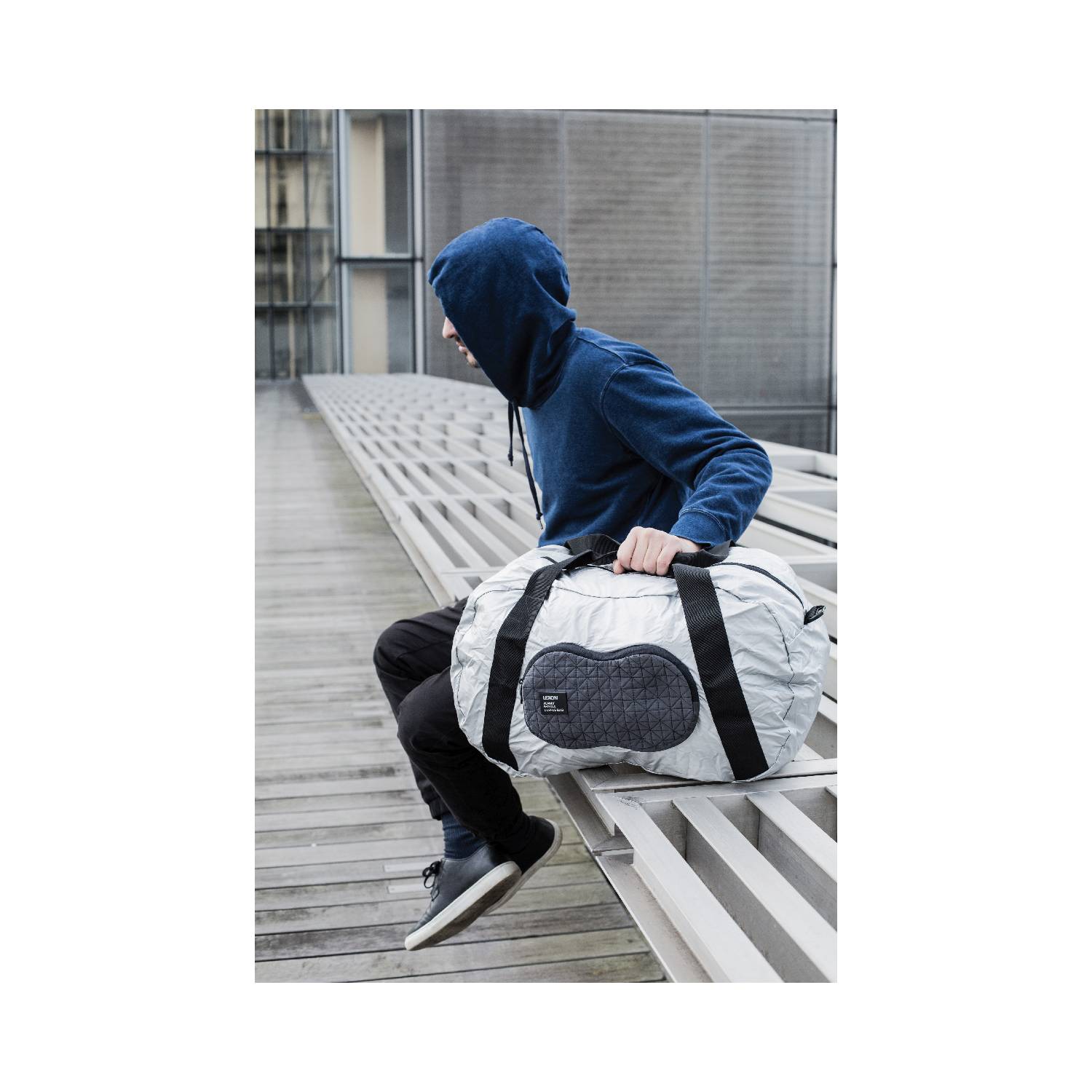 LN1513 Torba podróżna składana w etui PEANUT - obrazek 6