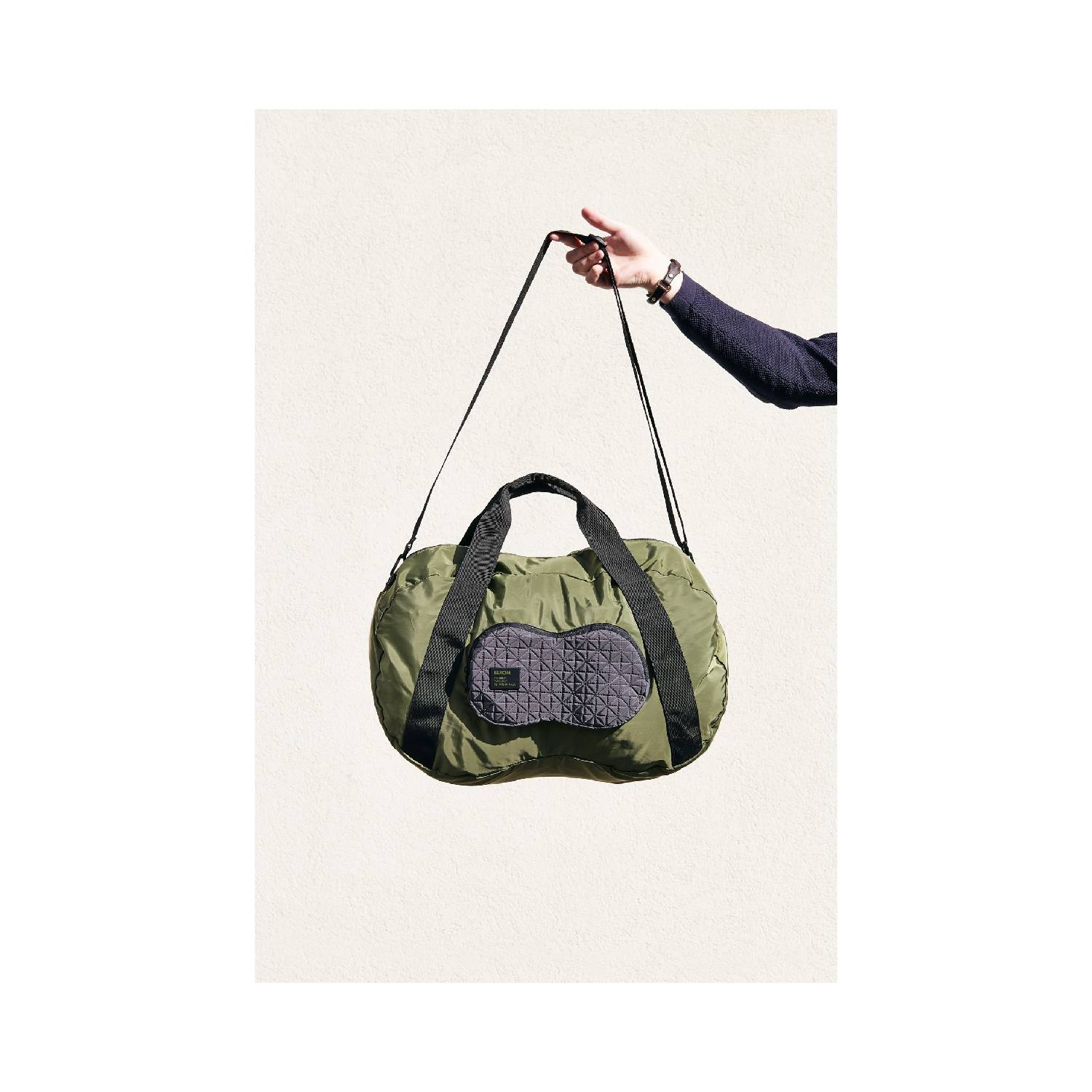 LN1513 Torba podróżna składana w etui PEANUT - obrazek 3
