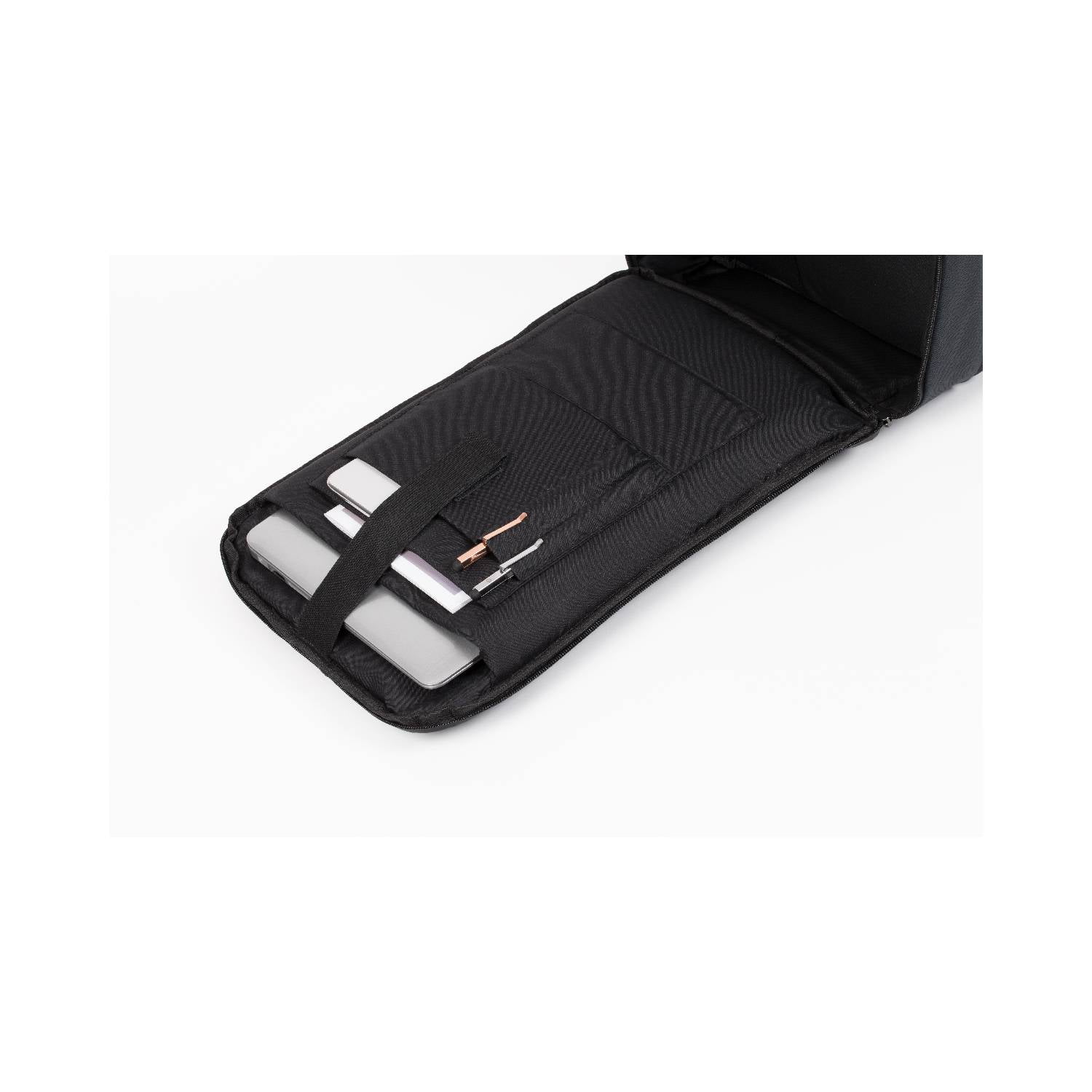LN2404 Plecak / torba na laptopa Track Czarny - obrazek 5