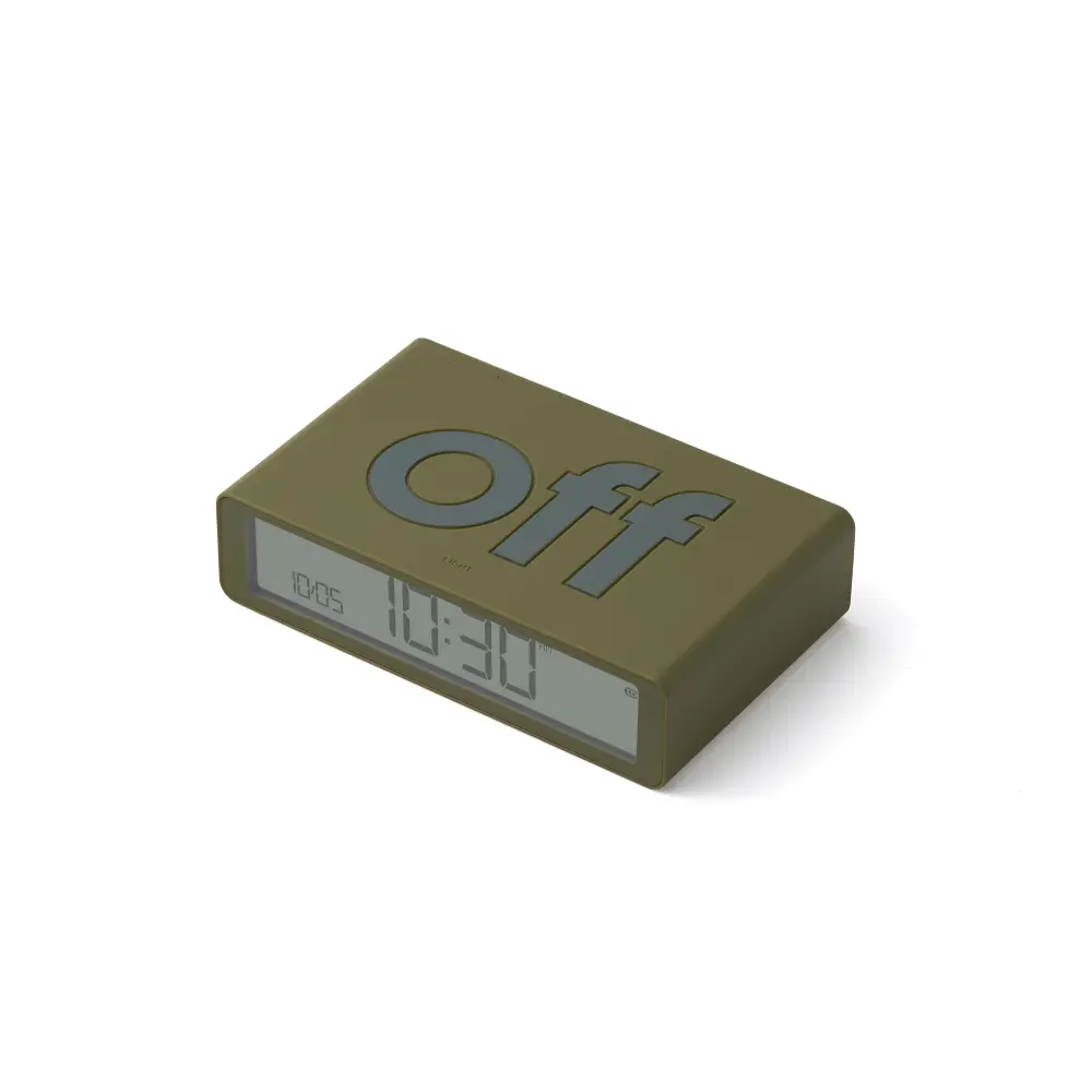 LR157 Budzik FLIP Classic Khaki - obrazek 4