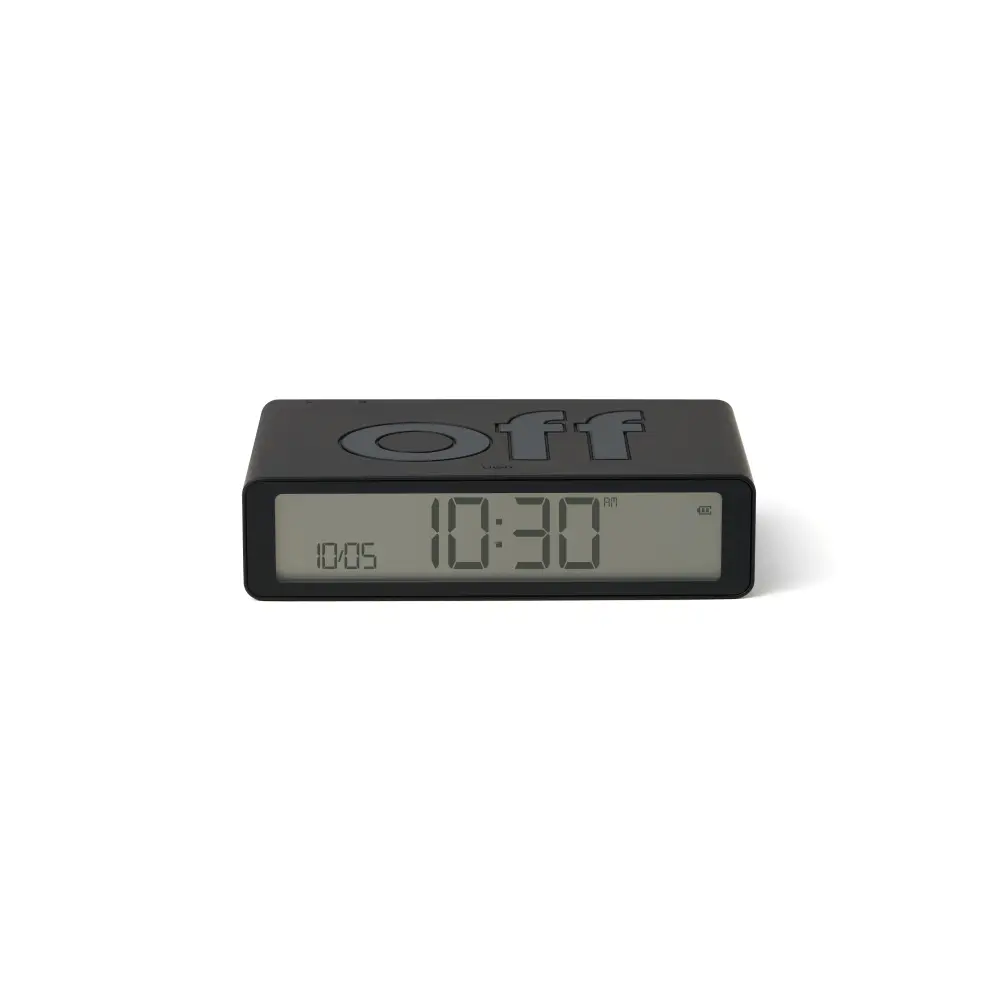 LR157 Budzik FLIP Classic Czarny - obrazek 6