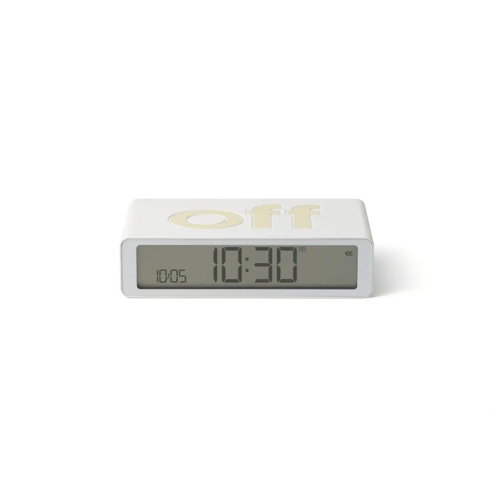 LR157 Budzik FLIP Classic Biały - obrazek 6