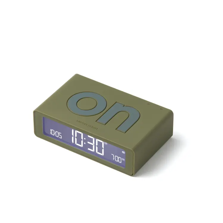 LR158 Budzik FLIP Mini Khaki - obrazek 4