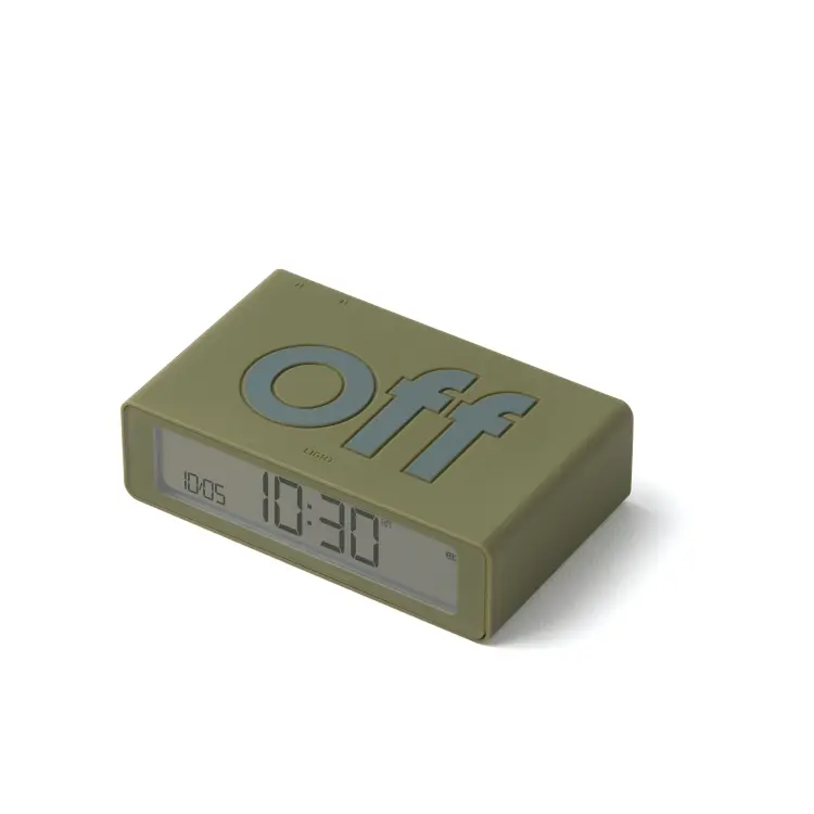 LR158 Budzik FLIP Mini Khaki - obrazek 3