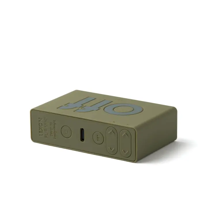 LR158 Budzik FLIP Mini Khaki - obrazek 2