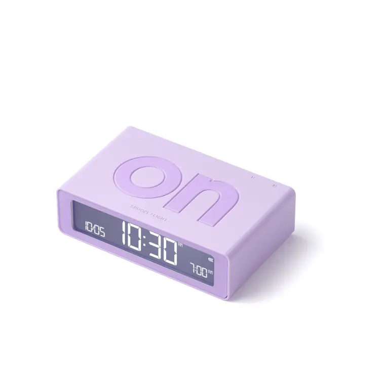 LR158 Budzik FLIP Mini Lawendowy - obrazek 5