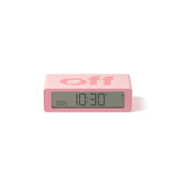 LR158 Budzik FLIP Mini Różowy - obrazek 6