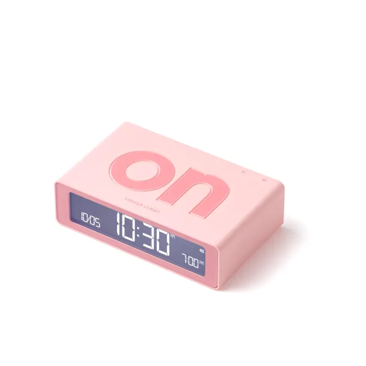 LR158 Budzik FLIP Mini Różowy - obrazek 5