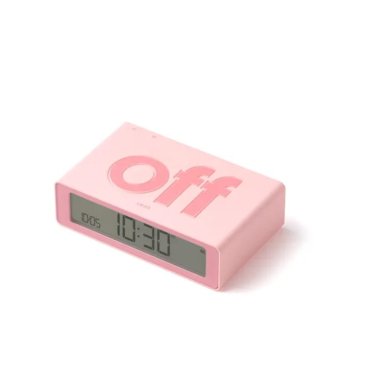 LR158 Budzik FLIP Mini Różowy - obrazek 4