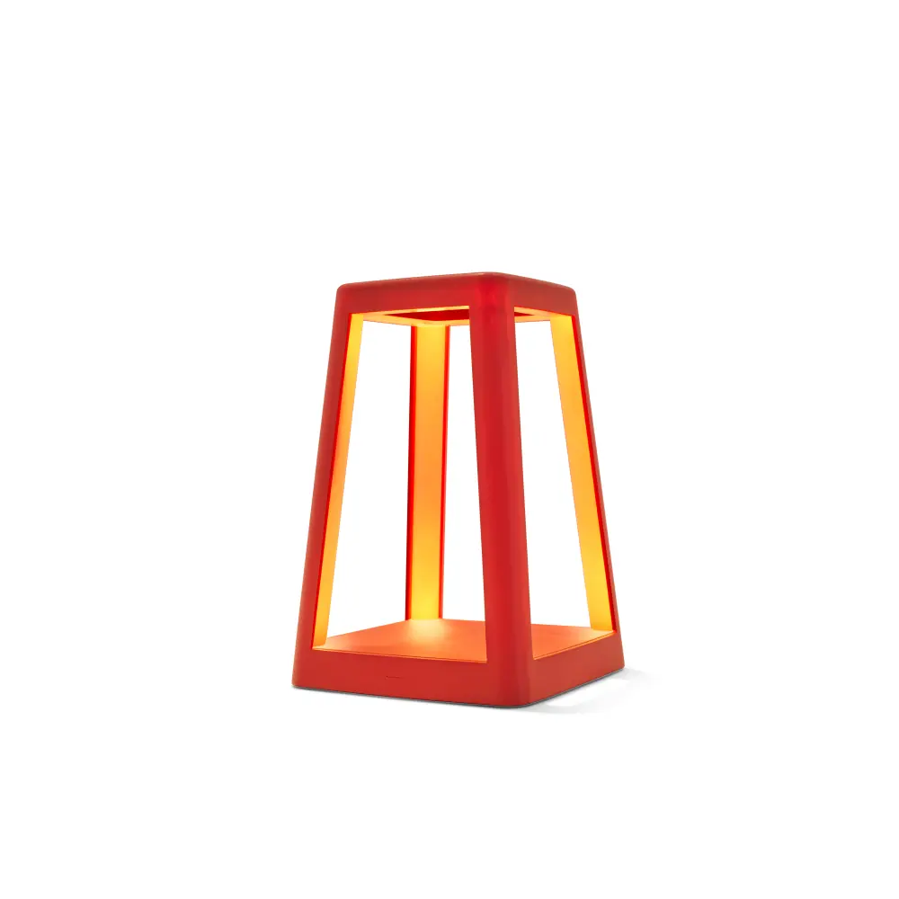 LH94 Lampa z ładowarką indukcyjną LATERN Czerwona - obrazek 2