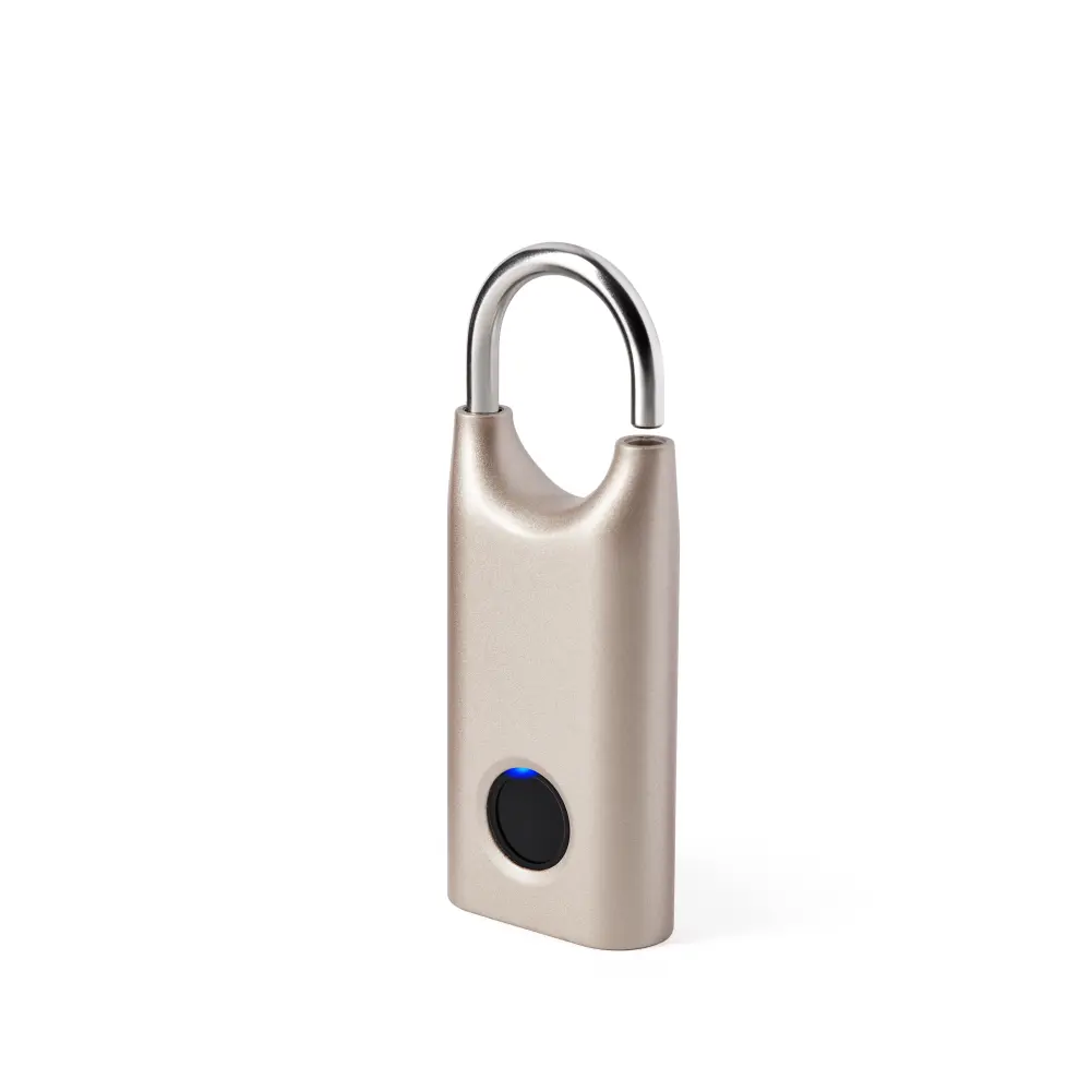 LL128 Biometryczna kłódka Nomaday Lock Złota - obrazek 4