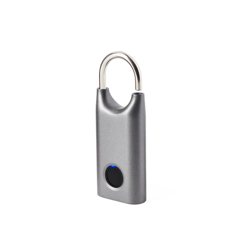 LL128 Biometryczna kłódka Nomaday Lock Szara - obrazek 4