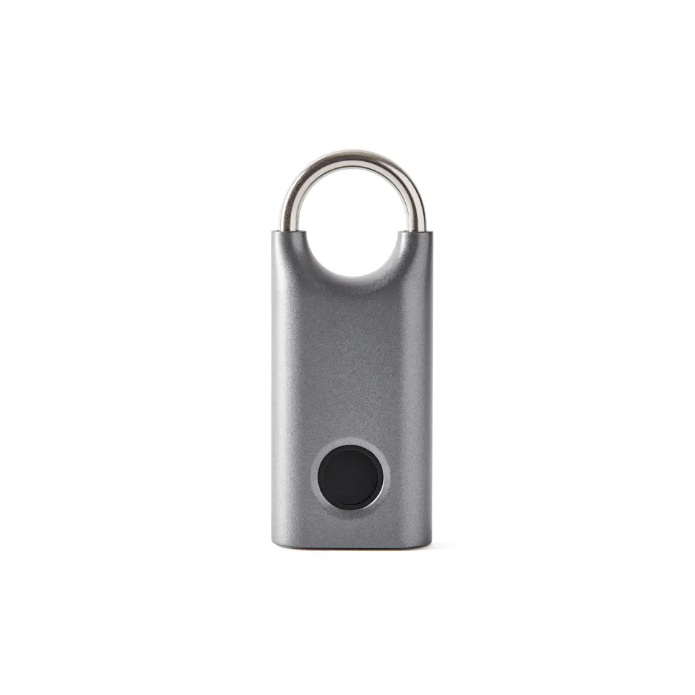 LL128 Biometryczna kłódka Nomaday Lock Szara - obrazek 3