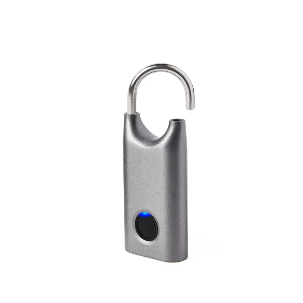 LL128 Biometryczna kłódka Nomaday Lock Szara - obrazek 2