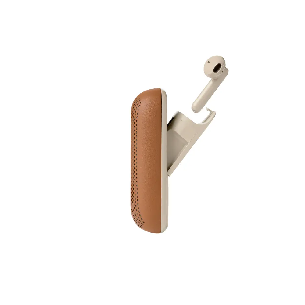 LA127 Słuchawki + głośnik bezprzewodowy SPEAKERBUDS Brązowe - obrazek 10