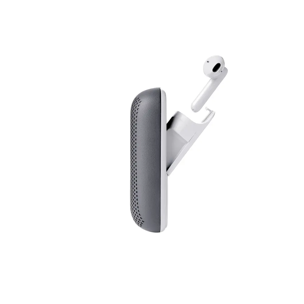 LA127 Słuchawki + głośnik bezprzewodowy SPEAKERBUDS Szare - obrazek 10
